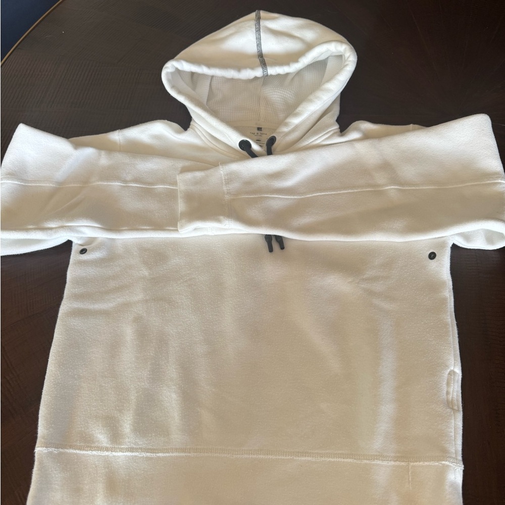 Rag & Bone Ivory Hooded Sweatshirt
